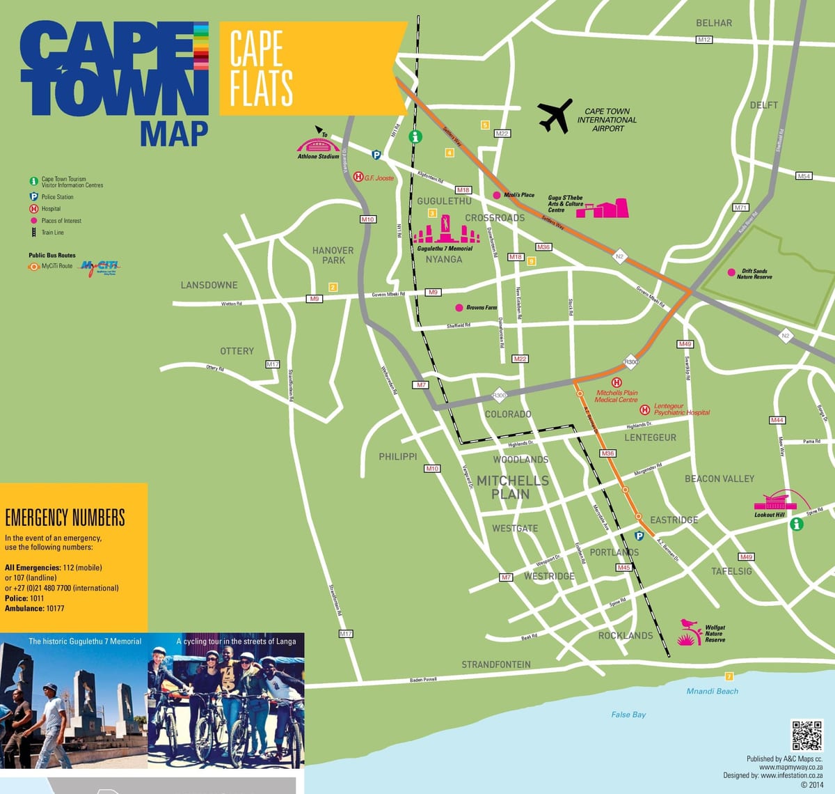 mappa di cape flats
