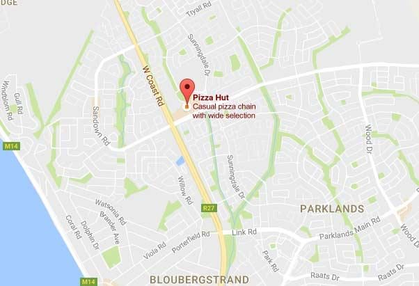 mappa di sunningdale Città del Capo