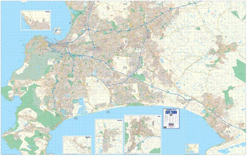mappa di mappa studio a Città del Capo