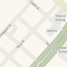 mappa di rose street Città del Capo