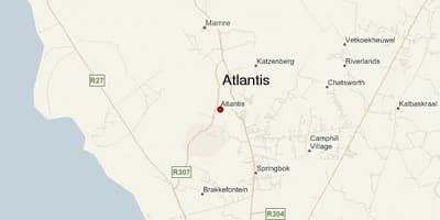 Mappa di atlantide Città del Capo 