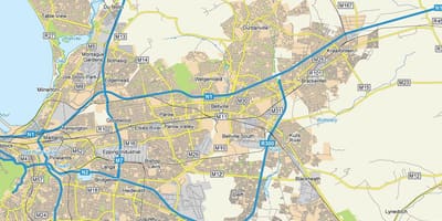 Bellville Città del Capo la mappa