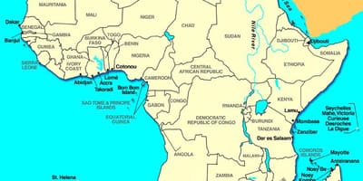 Capo d'africa mappa