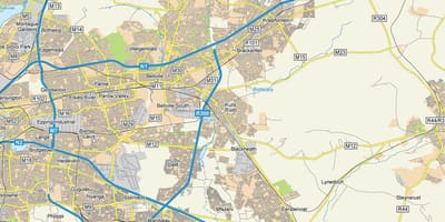 Mappa di kuilsriver Città del Capo