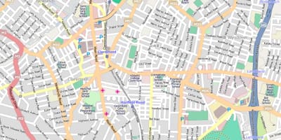 Mappa di lansdowne Città del Capo