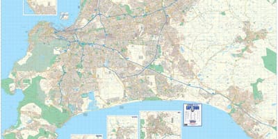 Mappa di mappa studio a Città del Capo