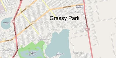 Mappa di pelican park Città del Capo