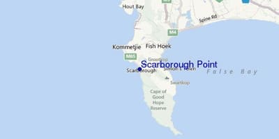 Mappa di scarborough Città del Capo