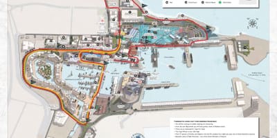 Mappa di v&a waterfront centro commerciale