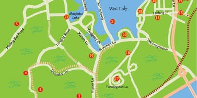 Mappa di westlake Città del Capo